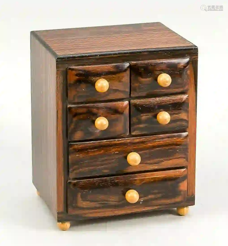 Model chest of drawers, 1st half of