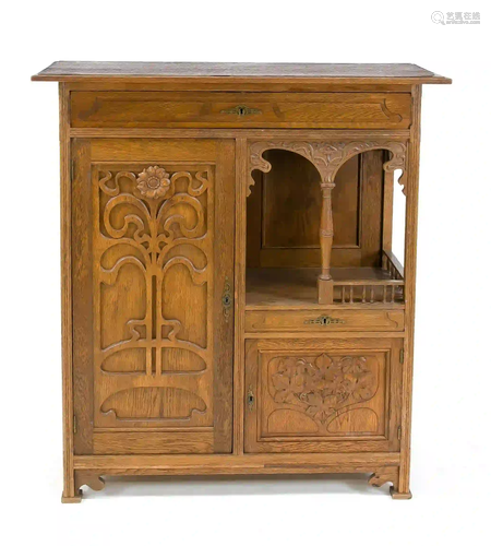 Ornamental cabinet around 1890, sol