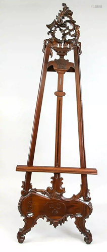 Large easel, 20th century, mahogany