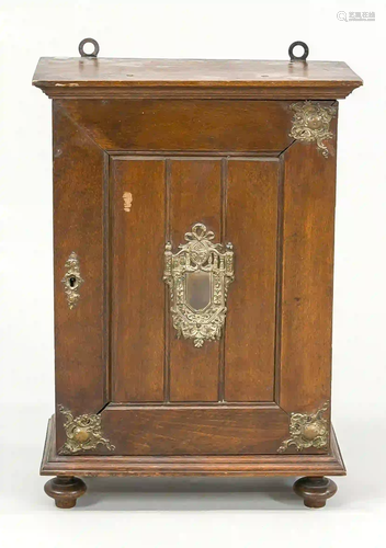 Hanging cabinet, late 19th c., dark