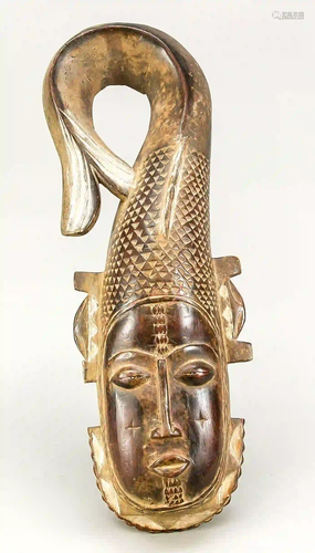 Yaoure mask, Ivory Coast, 19th/20th