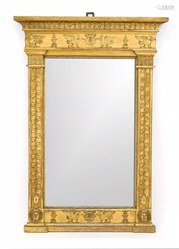 Empire wall mirror around 1800, woo