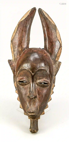 Yaoure mask, Ivory Coast, 19th/20th