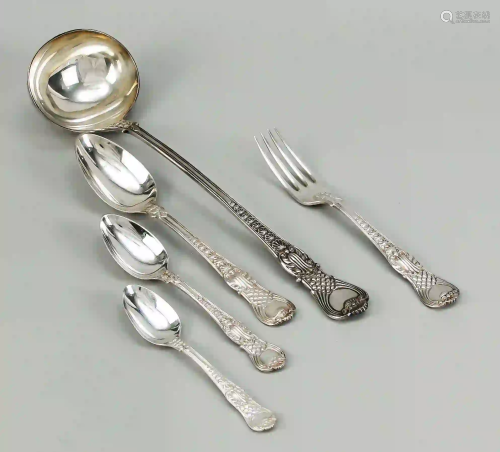 60 pieces of table cutlery, England