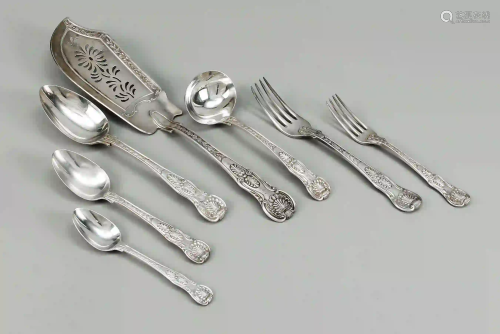 53 pieces of cutlery, England, 1813