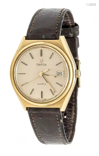 Omega men's quartz watch, ref. 196