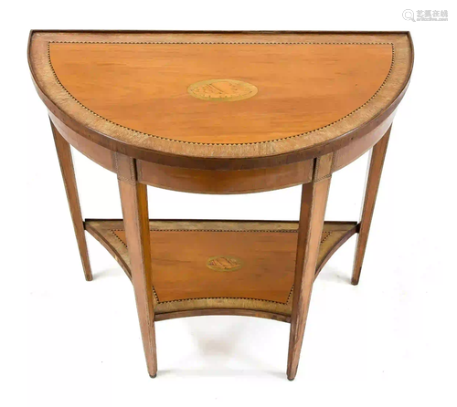 Half-moon console table 20th c., ch