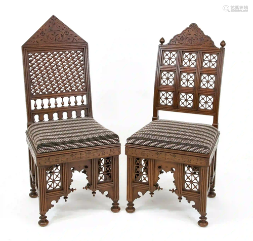 Two Breton chairs around 1900, soli