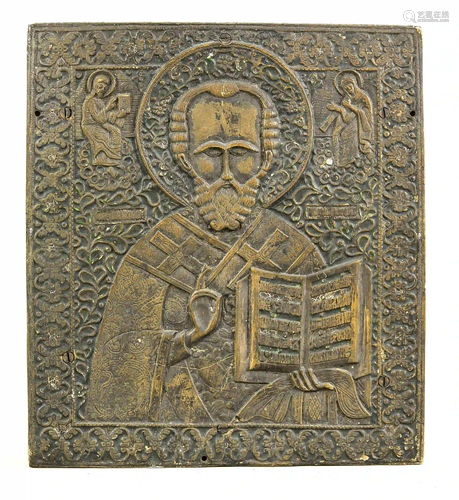 Icon, Russia, 19th c., bronze casti