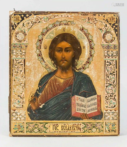 Icon Christ Pantorkrator, 19th c.,