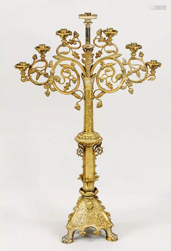 Large neo-gothic candelabrum, late