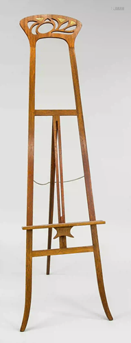 Art Nouveau easel, around 1900, mah