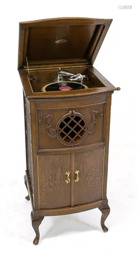 Gramophone cabinet, around 1900, oa