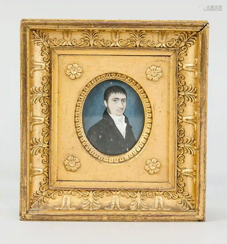 Miniature portrait, 19th century, i