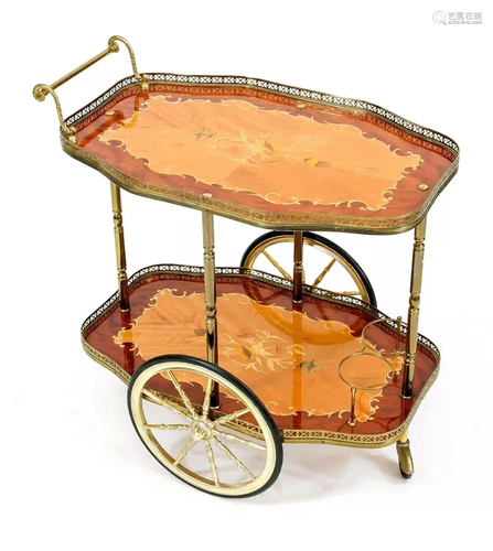 Serving trolley, 20th c., various p