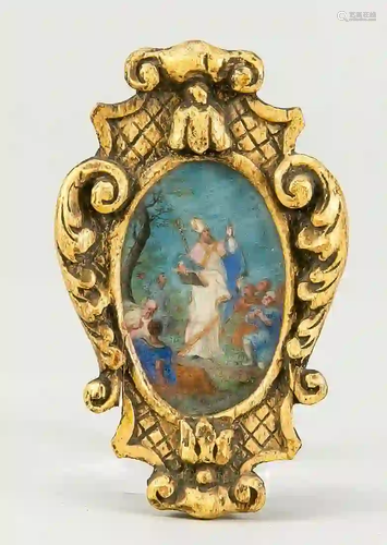 Small devotional picture, 18th cent