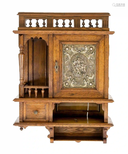 Historism ornamental wall cabinet a