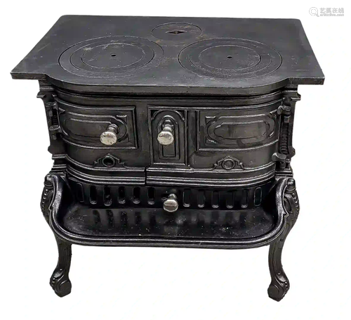 Ship stove, 20th century, cast iron