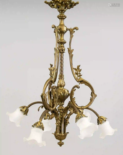 Historicist ceiling lamp, late 19th