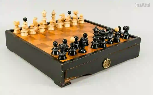 Biedermeier chess set, 19th century