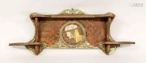 Art Nouveau Ã©tagÃ¨re, c. 1900, mahog