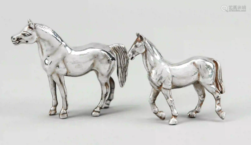 Two miniature horses, Israel, 20th