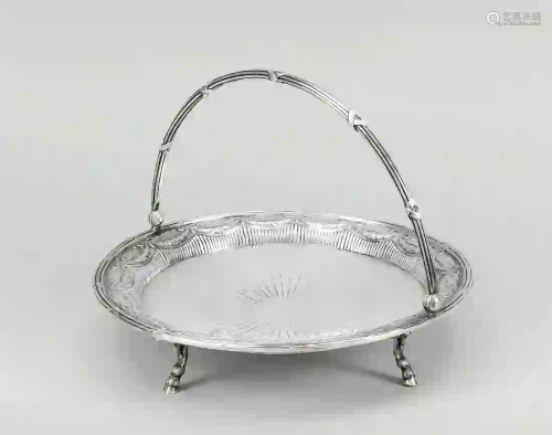Round handle bowl, German, c. 1900,
