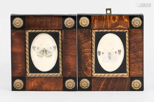 Two miniature frames in Biedermeier