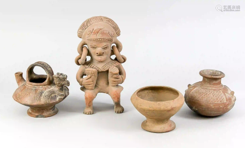 4 (Pre-) Colombian ceramics, age un
