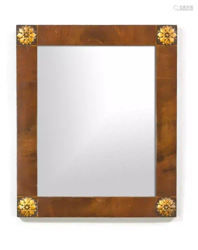 Mirror in Biedermeier style, 19th c