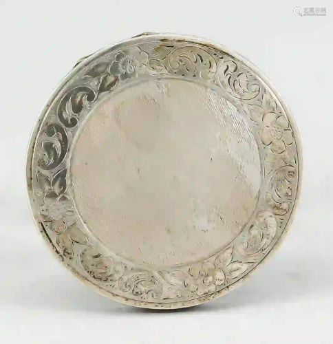 Round powder box, German, 20th cen