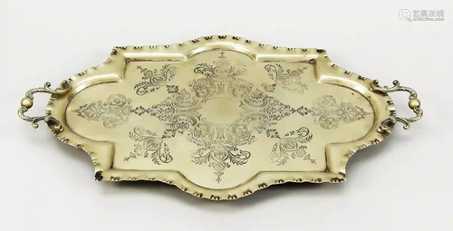 Curved tray, England, early 20th c