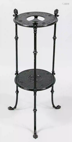 Side table, late 19th century, cast