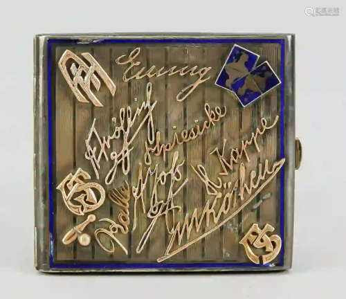 Cigarette case, probably German, c