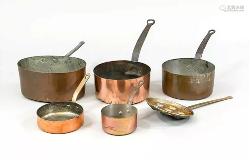 6 parts old kitchen, 19th c. 5 copp