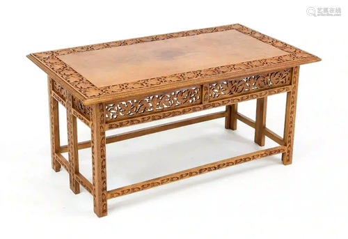 Asian coffee table, 20th c., tropic