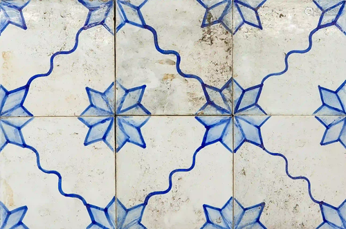 60 Tiles, Holland, 18th c., cobalt