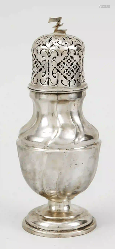 Sugar shaker, German, 1739-41, Aug