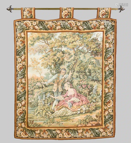 Historicism tapestry, 20th c. Galla