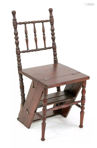 Ladder chair around 1900, softwood