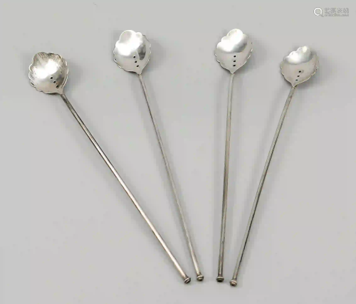 Four matel spoons, Russia/Soviet U