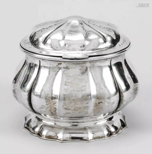 Oval lidded box, German, around 190