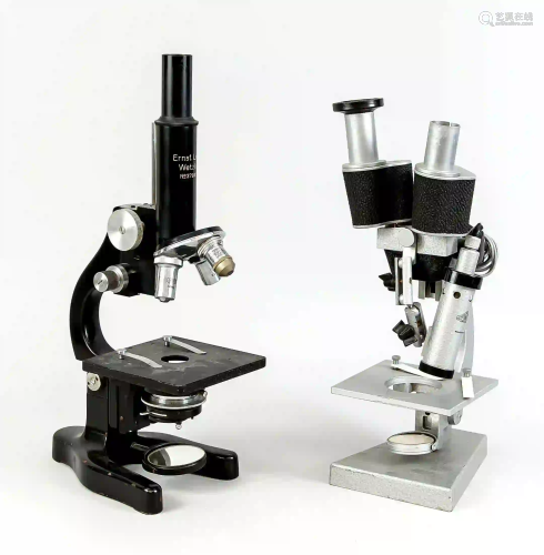 2 Microscopes, Germany, mid 20th c.