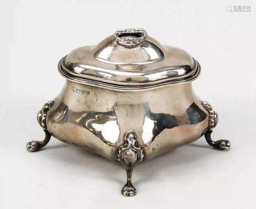 Four-piece lidded box, England, 190