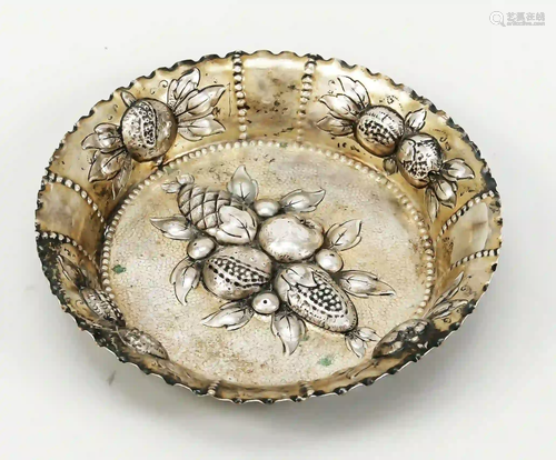 Round bowl, German, c. 1900, maker'