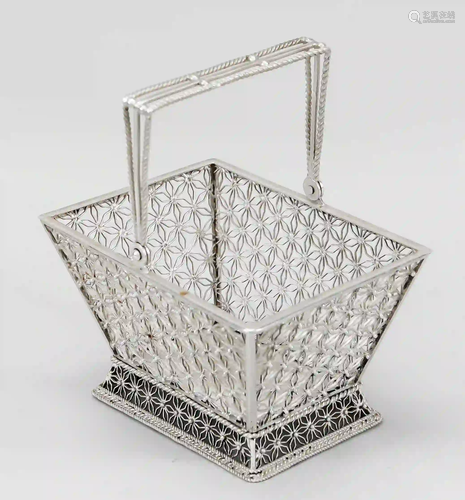 Rectangular handle basket, Austria,