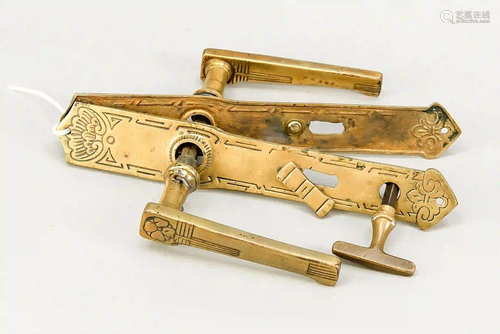 Printer's set, c. 1900, brass, rubb