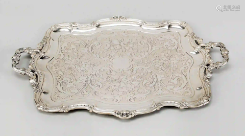 Rectangular tray, 19th century, MZ.