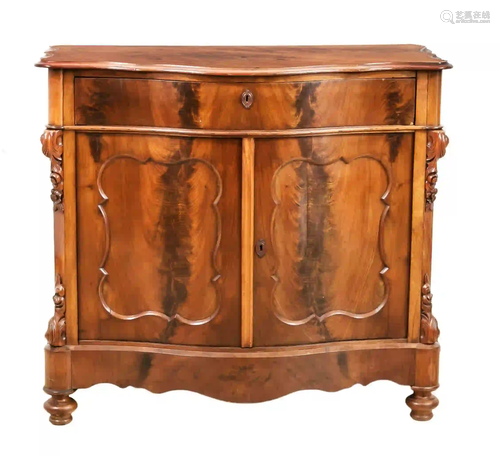 Dutch half cabinet around 1860, sol