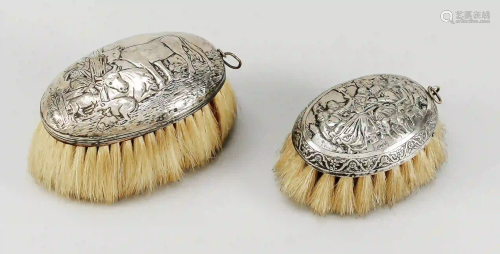 Two oval brushes, Netherlands, c. 1